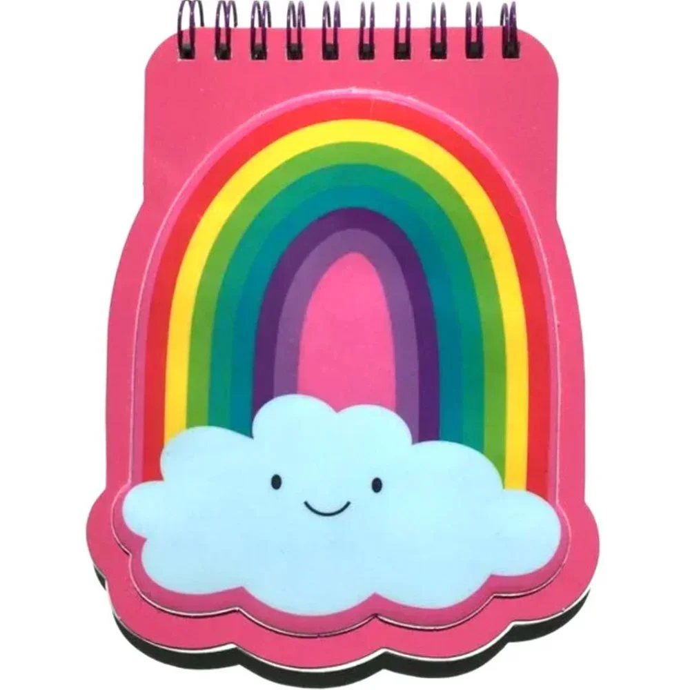 Unicorn Rainbow Puffy Notebook